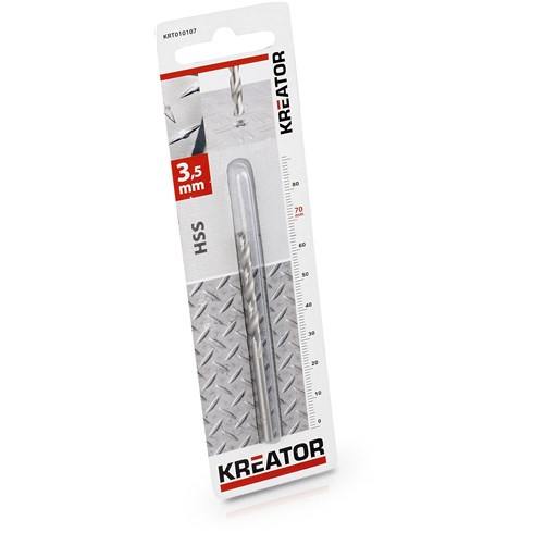 HSS Metalliporanterä 3.5x70 KREATOR-0