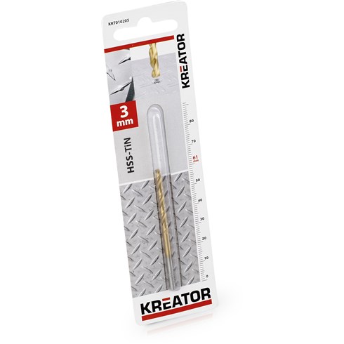 TIN Metalliporanterä 3x61 KREATOR-0